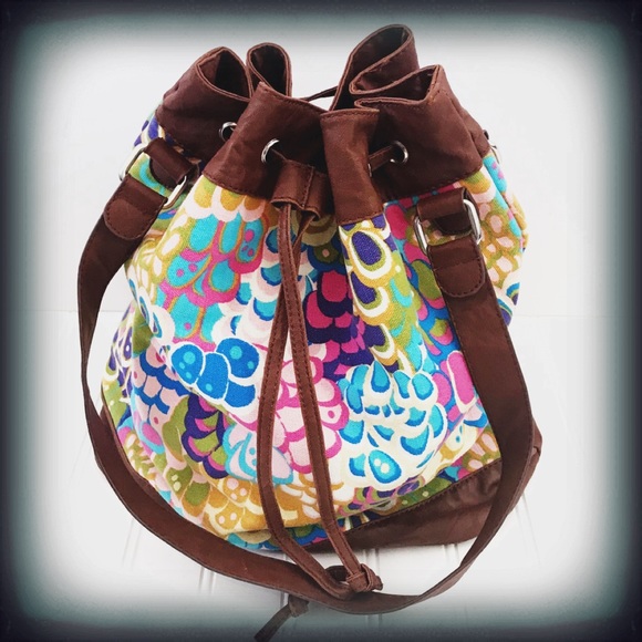 Charming Charlie Handbags - Charming Charlie’s Tote Bucket Bag EUC